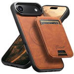 Custodia per telefono posteriore staccabile a portafoglio Suteni H16 Litchi Texture, For iPhone 16 Pro, For iPhone 16 Plus, For iPhone 16, For iPhone 15 Pro Max, For iPhone 15 Pro, For iPhone 15 Plus