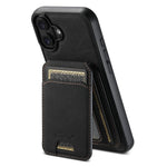 Custodia per telefono posteriore staccabile a portafoglio Suteni H16 Litchi Texture, For iPhone 17e / 16e, For iPhone 17 Pro Max, For iPhone 17 Pro, For iPhone 17, For iPhone Air, For iPhone 16 Pro Max