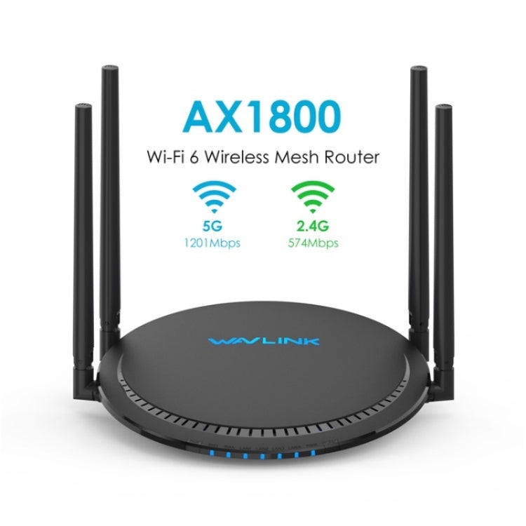 WAVLINK WN531AX2 AX1800 Router Internet wireless Gigabit dual band Ripetitore WiFi 6, US Plug, UK Plug, AU Plug, EU Plug