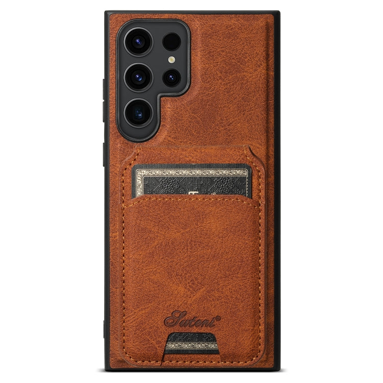 Custodia per telefono posteriore staccabile a portafoglio Suteni H16 Litchi Texture, For Samsung Galaxy S24+ 5G, For Samsung Galaxy S24 5G, For Samsung Galaxy S23 Ultra 5G, For Samsung Galaxy S23+ 5G, For Samsung Galaxy S23 5G                          ...