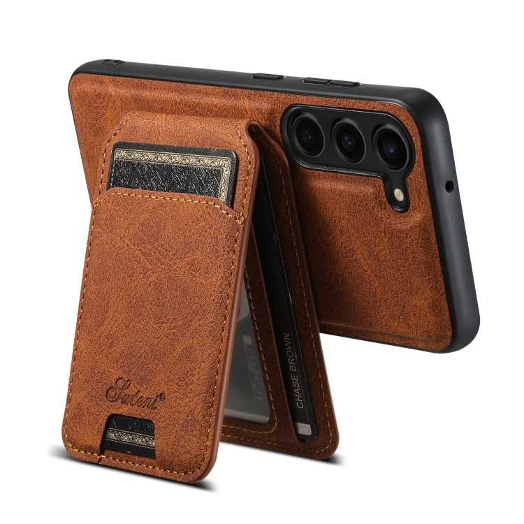 Custodia per telefono posteriore staccabile a portafoglio Suteni H16 Litchi Texture, For Samsung Galaxy S24+ 5G, For Samsung Galaxy S24 5G, For Samsung Galaxy S23 Ultra 5G, For Samsung Galaxy S23+ 5G, For Samsung Galaxy S23 5G                          ...