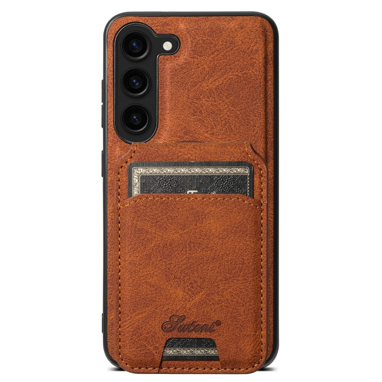 Custodia per telefono posteriore staccabile a portafoglio Suteni H16 Litchi Texture, For Samsung Galaxy S24+ 5G, For Samsung Galaxy S24 5G, For Samsung Galaxy S23 Ultra 5G, For Samsung Galaxy S23+ 5G, For Samsung Galaxy S23 5G                          ...