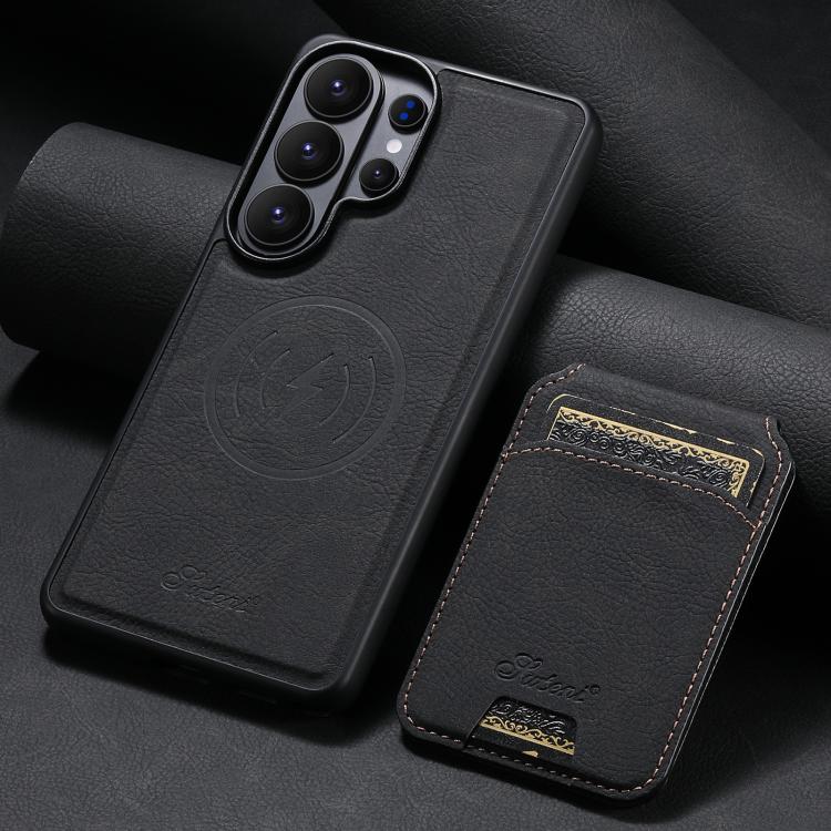 Custodia per telefono posteriore staccabile a portafoglio Suteni H16 Litchi Texture, For Samsung Galaxy S26+ 5G, For Samsung Galaxy S26 Ultra 5G, For Samsung Galaxy S25 5G, For Samsung Galaxy S25+ 5G, For Samsung Galaxy S25 Ultra 5G                    ...