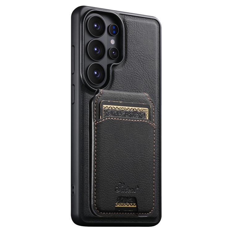 Custodia per telefono posteriore staccabile a portafoglio Suteni H16 Litchi Texture, For Samsung Galaxy S26+ 5G, For Samsung Galaxy S26 Ultra 5G, For Samsung Galaxy S25 5G, For Samsung Galaxy S25+ 5G, For Samsung Galaxy S25 Ultra 5G                    ...