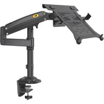 NB H100-FP Per meccanismo a molla a gas da 10-17 pollici Staffa per laptop desktop con braccio a movimento completo VESA Board, NB H100-FP
