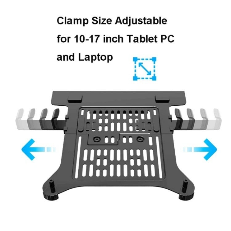 NB H100-FP Per meccanismo a molla a gas da 10-17 pollici Staffa per laptop desktop con braccio a movimento completo VESA Board, NB H100-FP