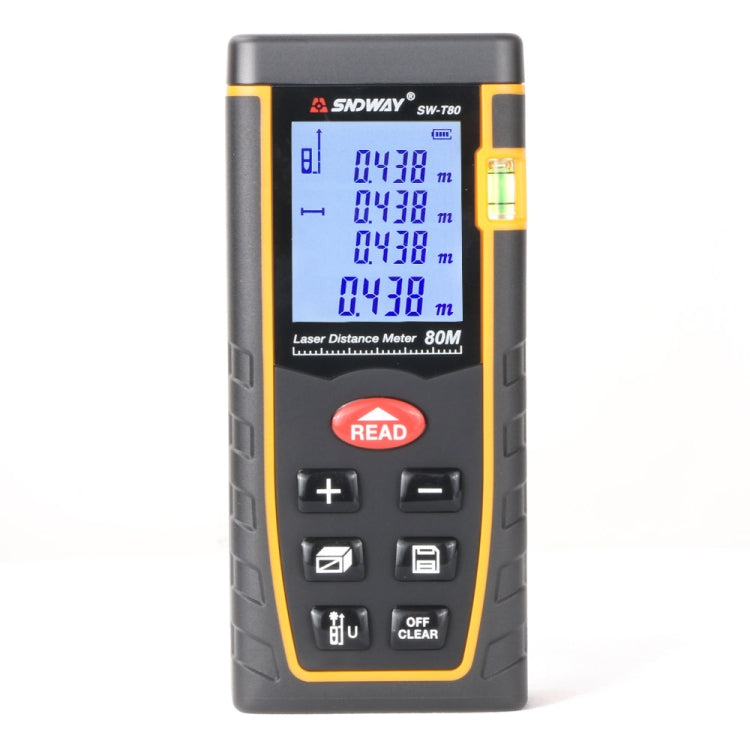 Telemetro laser portatile SNDWAY SW-T80 precisione ±2mm