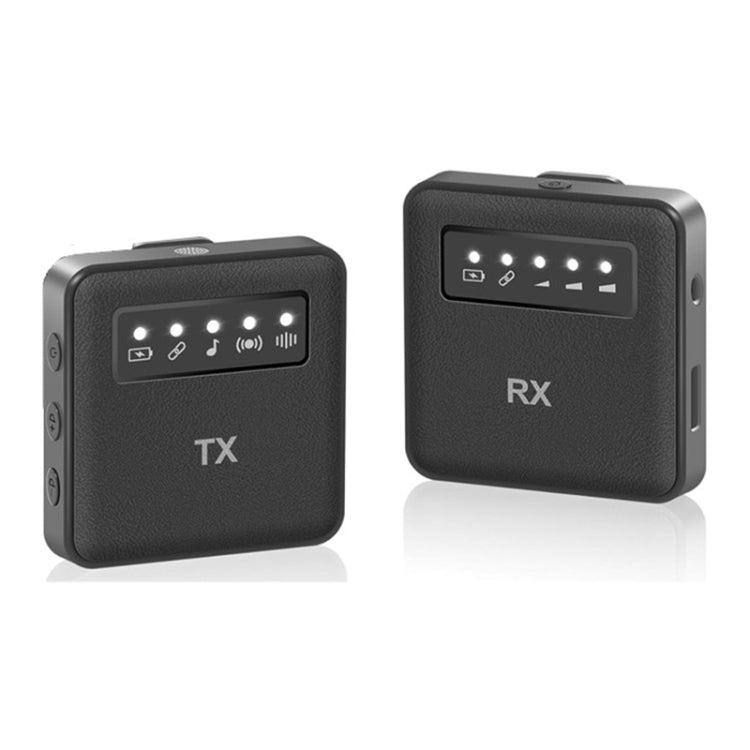 Microfono wireless lavalier USB per iPhone, iPad, Android e fotocamere, 1 To 1, 1 To 2