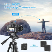 Microfono wireless lavalier USB per smartphone e fotocamere