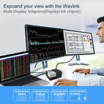 WAVLINK WL-UG39DK3 Dock video Gigabit Ethernet a ricarica rapida con doppio display Hub USB 3.0, US Plug, UK Plug, EU Plug, AU Plug