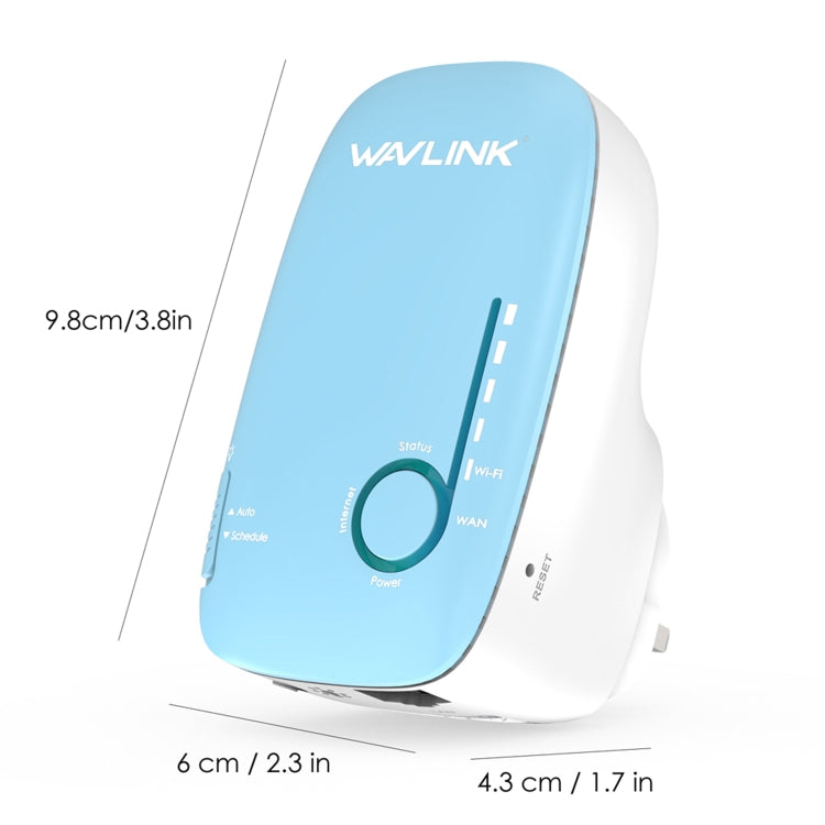 WAVLINK WN576K1 AC1200 Router WiFi domestico Estensore di rete Ripetitore wireless dual band, US Plug, UK Plug, EU Plug, AU Plug