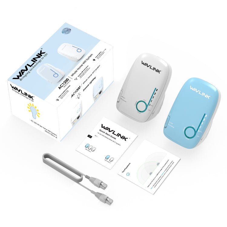 WAVLINK WN576K2 AC1200 Router WiFi domestico Estensore di rete Ripetitore wireless dual band, US Plug, UK Plug, EU Plug, AU Plug