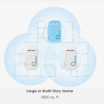 WAVLINK WN576K3 AC1200 Router WiFi domestico Estensore di rete Ripetitore wireless dual band, US Plug, UK Plug, EU Plug, AU Plug