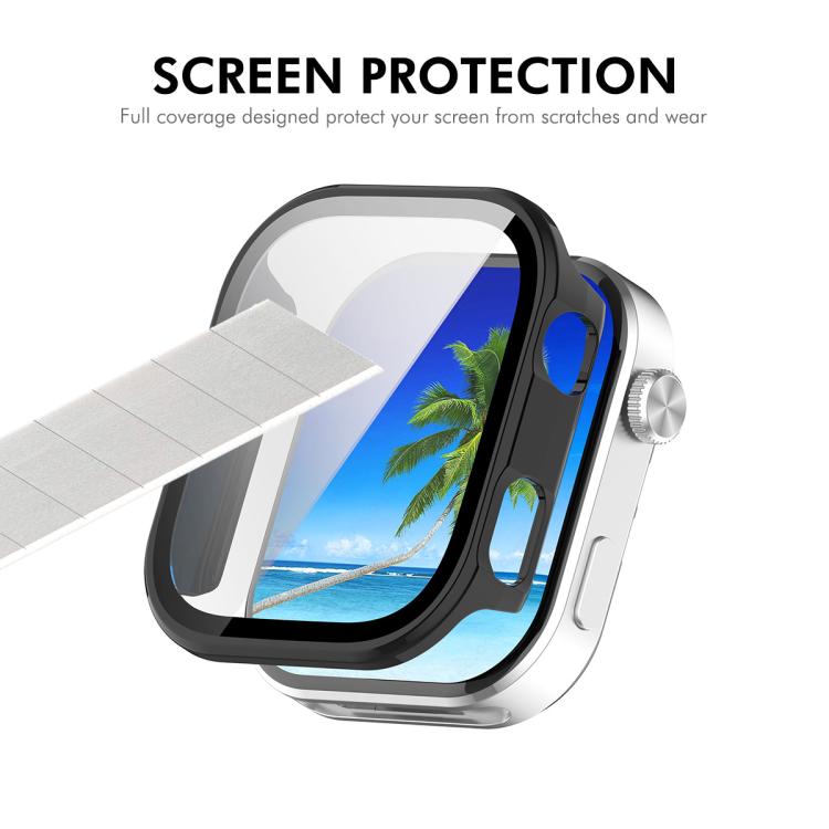ENKAY Hat-Prince PC a copertura totale + cassa per orologio integrata con pellicola in vetro temperato, For Redmi Watch 6, For Xiaomi Watch S3