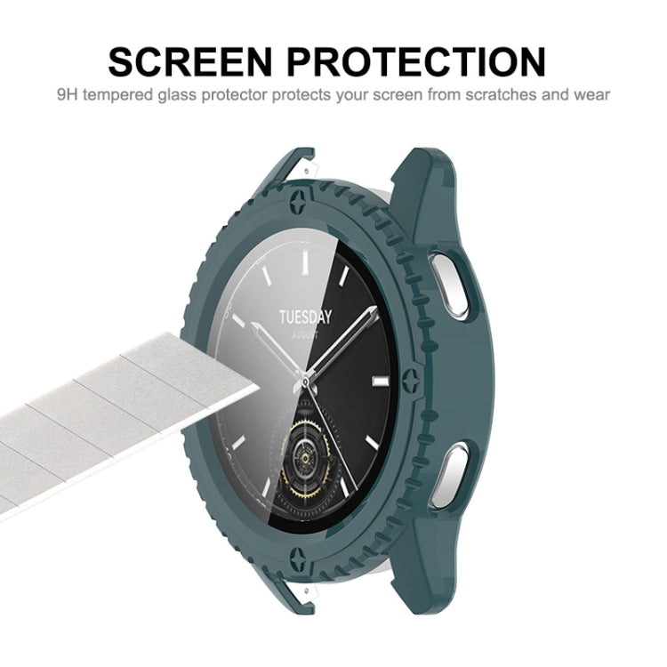 ENKAY Hat-Prince PC a copertura totale + cassa per orologio integrata con pellicola in vetro temperato, For Redmi Watch 6, For Xiaomi Watch S3