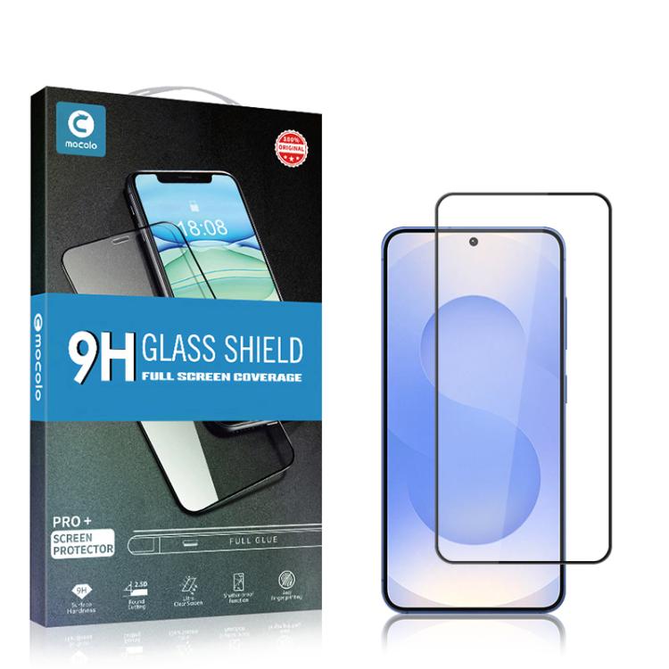 mocolo 2.5D Full Glue Pellicola in vetro temperato a copertura totale, For Samsung Galaxy S25 5G, For Samsung Galaxy S25+ 5G, For Samsung Galaxy S25 Ultra 5G, For Samsung Galaxy S24+ 5G, For Sansung Galaxy S24 5G