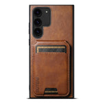 Custodia per telefono con supporto posteriore in pelle Suteni H02, For Samsung Galaxy S22 Ultra 5G, For Samsung Galaxy S22+ 5G, For Samsung Galaxy Note20 5G, For Samsung Galaxy Note20 Ultra 5G