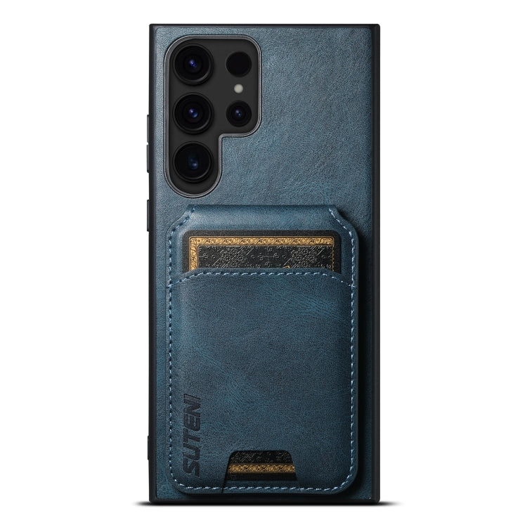 Custodia per telefono con supporto posteriore in pelle Suteni H02, For Samsung Galaxy S26+ 5G, For Samsung Galaxy S26 Ultra 5G, For Samsung Galaxy S25+ 5G, For Samsung Galaxy S25 Ultra 5G, For Samsung Galaxy S24 Ultra 5G, For Samsung Galaxy S24+ 5G    ...