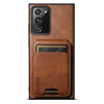 Custodia per telefono con supporto posteriore in pelle Suteni H02, For Samsung Galaxy S22 Ultra 5G, For Samsung Galaxy S22+ 5G, For Samsung Galaxy Note20 5G, For Samsung Galaxy Note20 Ultra 5G