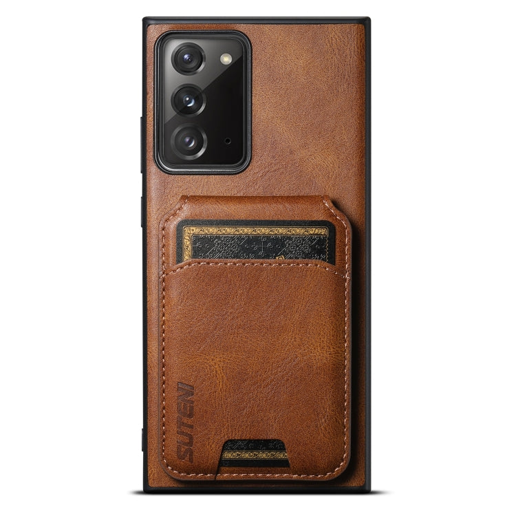 Custodia per telefono con supporto posteriore in pelle Suteni H02, For Samsung Galaxy S22 Ultra 5G, For Samsung Galaxy S22+ 5G, For Samsung Galaxy Note20 5G, For Samsung Galaxy Note20 Ultra 5G
