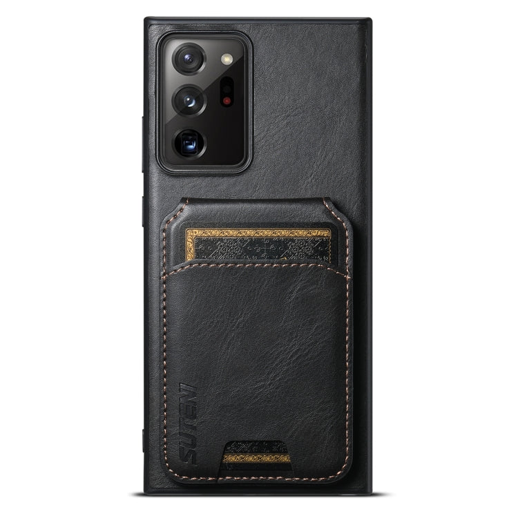 Custodia per telefono con supporto posteriore in pelle Suteni H02, For Samsung Galaxy S22 Ultra 5G, For Samsung Galaxy S22+ 5G, For Samsung Galaxy Note20 5G, For Samsung Galaxy Note20 Ultra 5G