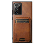 Custodia per telefono con supporto posteriore in pelle Suteni H02, For Samsung Galaxy S22 Ultra 5G, For Samsung Galaxy S22+ 5G, For Samsung Galaxy Note20 5G, For Samsung Galaxy Note20 Ultra 5G