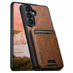 Custodia per telefono con supporto posteriore in pelle Suteni H02, For Samsung Galaxy S26+ 5G, For Samsung Galaxy S26 Ultra 5G, For Samsung Galaxy S25+ 5G, For Samsung Galaxy S25 Ultra 5G, For Samsung Galaxy S24 Ultra 5G, For Samsung Galaxy S24+ 5G    ...