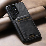 Custodia per telefono con supporto posteriore in pelle Suteni H02, For Samsung Galaxy S26+ 5G, For Samsung Galaxy S26 Ultra 5G, For Samsung Galaxy S25+ 5G, For Samsung Galaxy S25 Ultra 5G, For Samsung Galaxy S24 Ultra 5G, For Samsung Galaxy S24+ 5G    ...