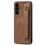 Custodia per telefono posteriore in pelle con supporto per cinturino retrò, For Samsung Galaxy S23 5G, For Samsung Galaxy A04s, For Samsung Galaxy A23, For Samsung Galaxy A53 5G