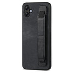 Custodia per telefono posteriore in pelle con supporto per cinturino retrò, For Samsung Galaxy S24 Ultra 5G, For Samsung Galaxy A54 5G, For Samsung Galaxy A04e, For Samsung Galaxy S23 Ultra 5G