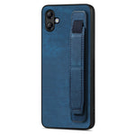 Custodia per telefono posteriore in pelle con supporto per cinturino retrò, For Samsung Galaxy S24 Ultra 5G, For Samsung Galaxy A54 5G, For Samsung Galaxy A04e, For Samsung Galaxy S23 Ultra 5G