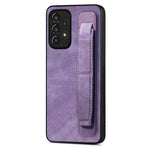 Custodia per telefono posteriore in pelle con supporto per cinturino retrò, For Samsung Galaxy S23 5G, For Samsung Galaxy A04s, For Samsung Galaxy A23, For Samsung Galaxy A53 5G