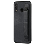 Custodia per telefono posteriore in pelle con supporto per cinturino retrò, For Samsung Galaxy A50s, For Samsung Galaxy A30, For Samsung Galaxy S20 FE