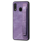 Custodia per telefono posteriore in pelle con supporto per cinturino retrò, For Samsung Galaxy A50s, For Samsung Galaxy A30, For Samsung Galaxy S20 FE