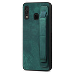 Custodia per telefono posteriore in pelle con supporto per cinturino retrò, For Samsung Galaxy A50s, For Samsung Galaxy A30, For Samsung Galaxy S20 FE