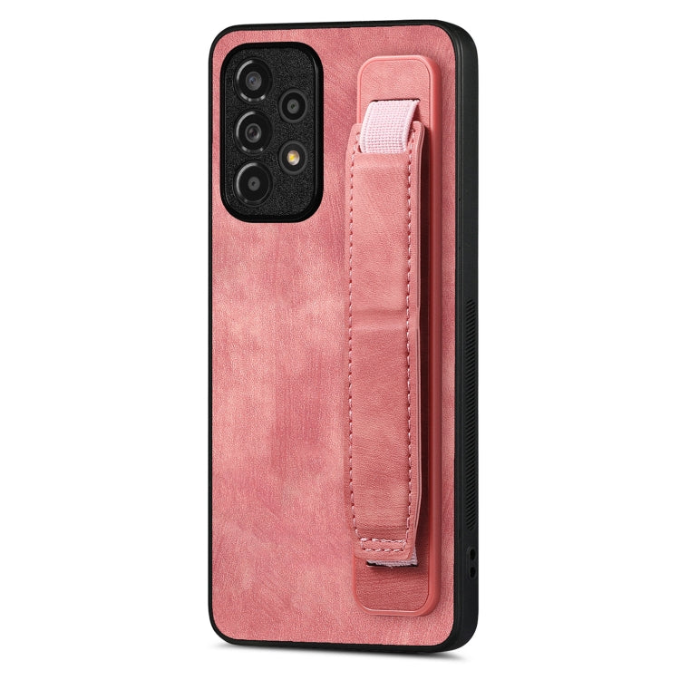 Custodia per telefono posteriore in pelle con supporto per cinturino retrò, For Samsung Galaxy S21 FE 5G, For Samsung Galaxy A32 5G, For Samsung Galaxy S21 5G, For Samsung Galaxy S21+ 5G