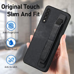 Custodia per telefono posteriore in pelle con supporto per cinturino retrò, For Samsung Galaxy A50s, For Samsung Galaxy A30, For Samsung Galaxy S20 FE