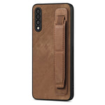 Custodia per telefono posteriore in pelle con supporto per cinturino retrò, For Samsung Galaxy A50s, For Samsung Galaxy A30, For Samsung Galaxy S20 FE