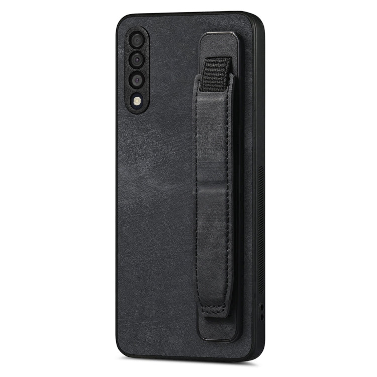 Custodia per telefono posteriore in pelle con supporto per cinturino retrò, For Samsung Galaxy S23 5G, For Samsung Galaxy A04s, For Samsung Galaxy A23, For Samsung Galaxy A53 5G