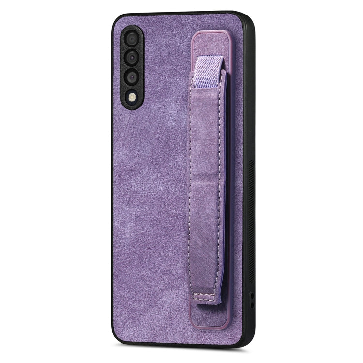 Custodia per telefono posteriore in pelle con supporto per cinturino retrò, For Samsung Galaxy S23 5G, For Samsung Galaxy A04s, For Samsung Galaxy A23, For Samsung Galaxy A53 5G