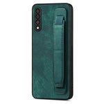 Custodia per telefono posteriore in pelle con supporto per cinturino retrò, For Samsung Galaxy S23 5G, For Samsung Galaxy A04s, For Samsung Galaxy A23, For Samsung Galaxy A53 5G