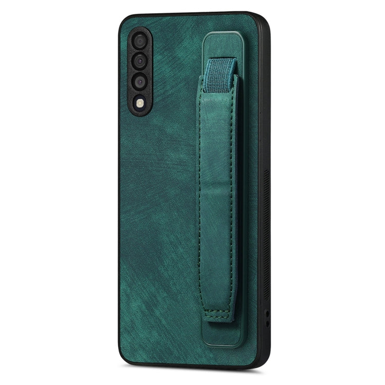 Custodia per telefono posteriore in pelle con supporto per cinturino retrò, For Samsung Galaxy S23 5G, For Samsung Galaxy A04s, For Samsung Galaxy A23, For Samsung Galaxy A53 5G