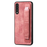 Custodia per telefono posteriore in pelle con supporto per cinturino retrò, For Samsung Galaxy S23 5G, For Samsung Galaxy A04s, For Samsung Galaxy A23, For Samsung Galaxy A53 5G