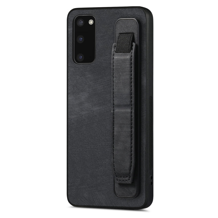 Custodia per telefono posteriore in pelle con supporto per cinturino retrò, For Samsung Galaxy S21 Ultra 5G, For Samsung Galaxy S20 Ultra 5G, For Samsung Galaxy S20, For Samsung Galaxy S20+