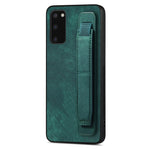 Custodia per telefono posteriore in pelle con supporto per cinturino retrò, For Samsung Galaxy S21 Ultra 5G, For Samsung Galaxy S20 Ultra 5G, For Samsung Galaxy S20, For Samsung Galaxy S20+