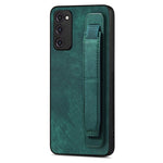 Custodia per telefono posteriore in pelle con supporto per cinturino retrò, For Samsung Galaxy A50s, For Samsung Galaxy A30, For Samsung Galaxy S20 FE