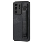 Custodia per telefono posteriore in pelle con supporto per cinturino retrò, For Samsung Galaxy S21 Ultra 5G, For Samsung Galaxy S20 Ultra 5G, For Samsung Galaxy S20, For Samsung Galaxy S20+