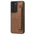 Custodia per telefono posteriore in pelle con supporto per cinturino retrò, For Samsung Galaxy S21 FE 5G, For Samsung Galaxy A32 5G, For Samsung Galaxy S21 5G, For Samsung Galaxy S21+ 5G