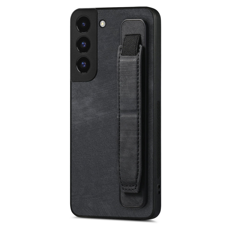 Custodia per telefono posteriore in pelle con supporto per cinturino retrò, For Samsung Galaxy S22 Ultra 5G, For Samsung Galaxy S22+ 5G, For Samsung Galaxy S22 5G, For Samsung Galaxy A13 5G