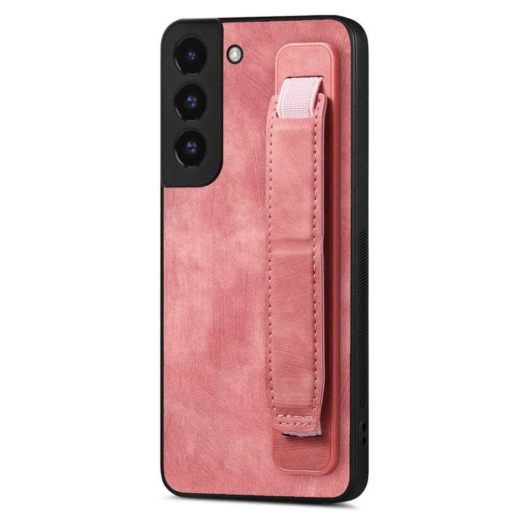 Custodia per telefono posteriore in pelle con supporto per cinturino retrò, For Samsung Galaxy S22 Ultra 5G, For Samsung Galaxy S22+ 5G, For Samsung Galaxy S22 5G, For Samsung Galaxy A13 5G